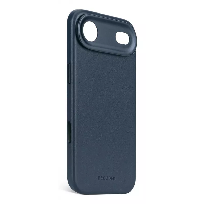 Decoded kožený zadný kryt pre iPhone 17 Air s MagSafe - Navy Shadow
