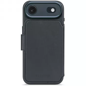 Decoded kožená odnímateľná peňaženka pre iPhone 17 Air - Navy Shadow