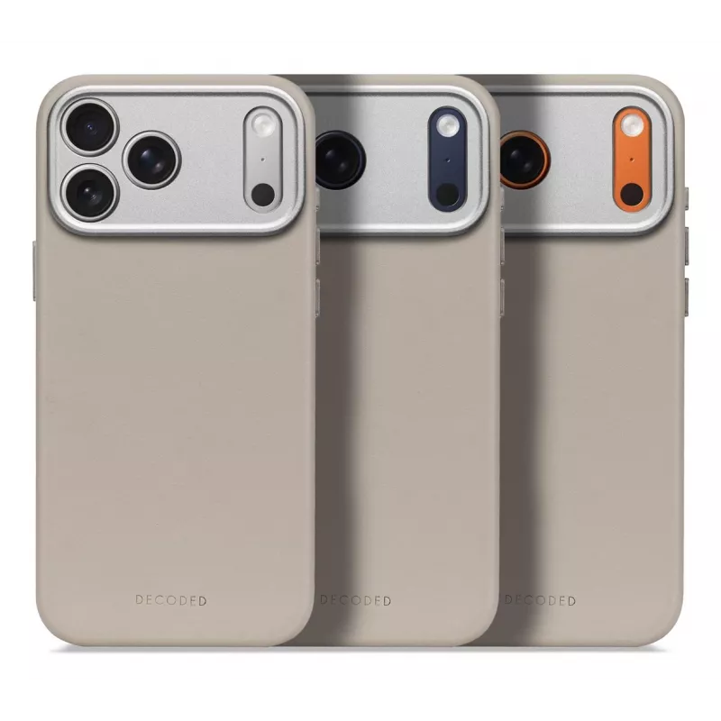 Decoded kožené zadné puzdro pre iPhone 17 Pro Max kompatibilné s MagSafe Solid Clay