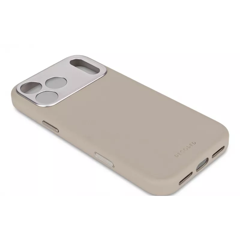 Decoded kožené zadné puzdro pre iPhone 17 Pro Max kompatibilné s MagSafe Solid Clay