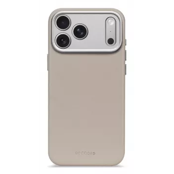 Decoded kožené zadné puzdro pre iPhone 17 Pro Max kompatibilné s MagSafe Solid Clay