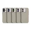 Decoded Antimikrobiálny silikónový zadný kryt pre iPhone 17 kompatibilný s MagSafe Soft Taupe