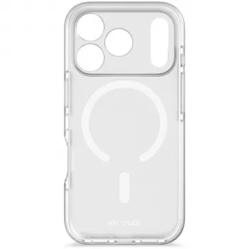 Decoded DropTec priehľadné zadné puzdro pre iPhone 17 Pro Max s MagSafe (Frosted White)