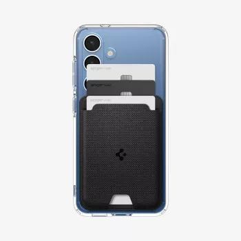 SPIGEN Urban Fit Wallet MagSafe magnetické puzdro na karty pre Galaxy S čierne