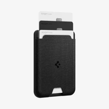 SPIGEN Urban Fit Wallet MagSafe magnetické puzdro na karty pre Galaxy S čierne
