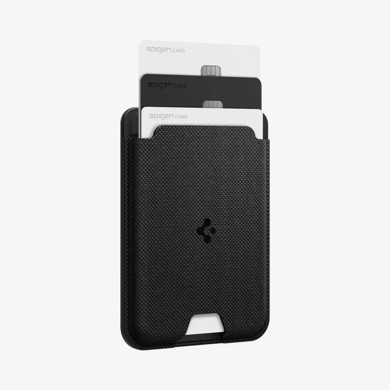 SPIGEN Urban Fit Wallet MagSafe magnetické puzdro na karty pre Galaxy S čierne