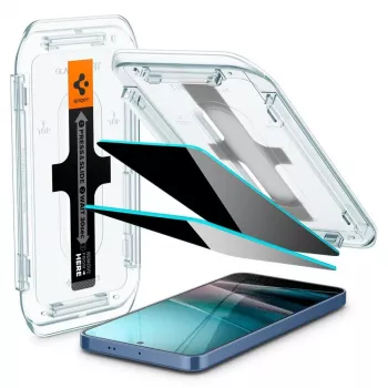 Spigen Glas.TR EZFIT HD Privacy ochranné sklo proti videniu pre Samsung Galaxy S24+ 2 ks