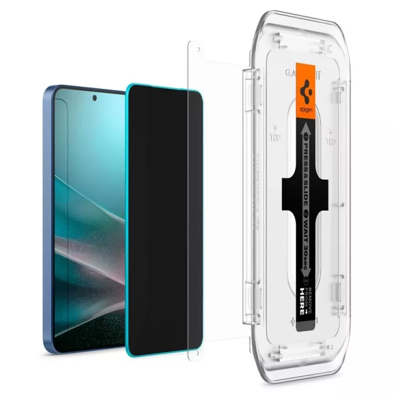 Spigen Glas.TR EZFIT HD Privacy ochranné sklo proti videniu pre Samsung Galaxy S24+ 2 ks