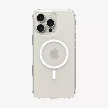 Spigen Thin Fit T Mag MagSafe puzdro pre iPhone 16 Pro, číra/biela