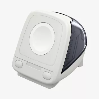 Spigen Classic C1 stojan na Apple Watch grafitový