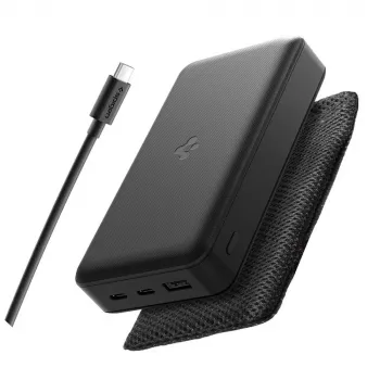 Spigen EA3020 power banka 20000 mAh 30W čierna