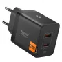 SPIGEN ESSENTIAL EE472EU 2-portový sieťový nabíjací adaptér 47W čierny