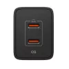 SPIGEN ESSENTIAL EE472EU 2-portový sieťový nabíjací adaptér 47W čierny