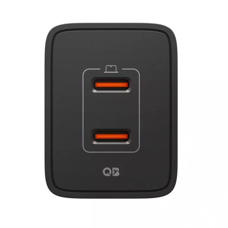 SPIGEN ESSENTIAL EE472EU 2-portový sieťový nabíjací adaptér 47W čierny