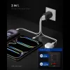 Spigen Essential EE673EU 67W GaN 3-portový USB-C/USB-A nástenný nabíjací adaptér čierny
