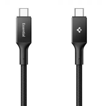 Spigen EB10010CC Essential USB-C na USB-C kábel 100W 1m čierny