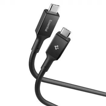 SPIGEN EB10020CC Essential USB-C na USB-C kábel 100W 200cm čierny