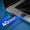 SPIGEN EB24012CC Essential USB-C na USB-C kábel 240W 120cm čierny