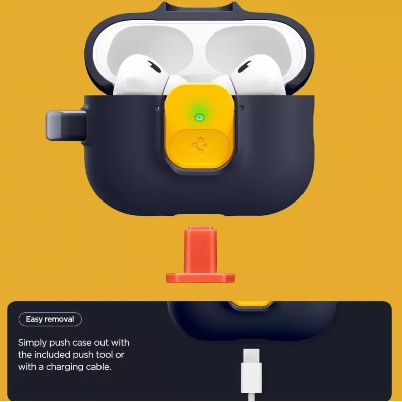 Spigen Nano Pop puzdro pre Apple AirPods Pro 3, Blueberry Navy (ACS09829)