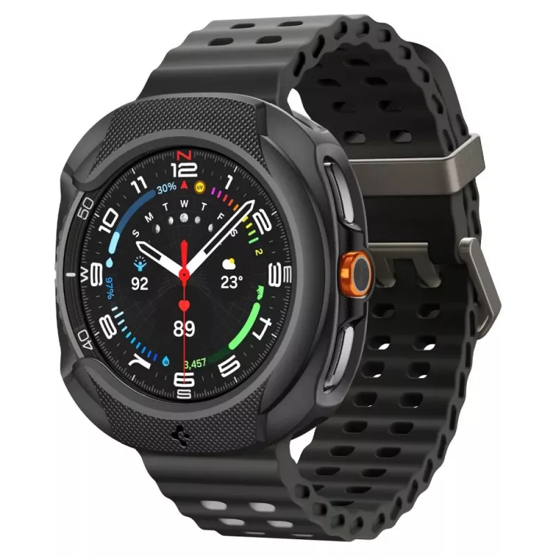 Spigen Liquid Air puzdro pre Samsung Galaxy Watch 8 Classic (46 mm), matná čierna (ACS09841)