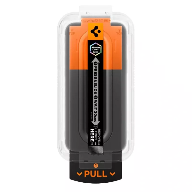 Spigen Glas.tR EZ Fit Pro AC Privacy ochranné sklo displeja pre iPhone 16 Pro / 17 / 17 Pro