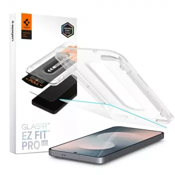 Spigen Glas.tR EZ Fit Pro HD tvrdené sklo ochrana displeja pre Samsung Galaxy S25 FE - číra (balenie 2 ks)
