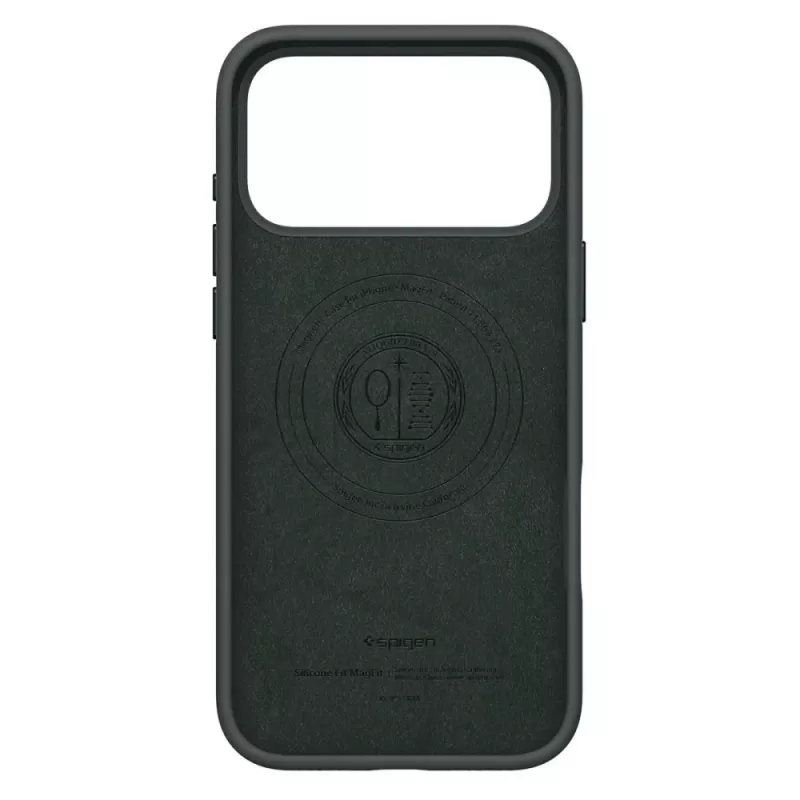 Spigen Silicone Fit Mag MagSafe puzdro pre Apple iPhone 17 Pro Max - Abyss Green