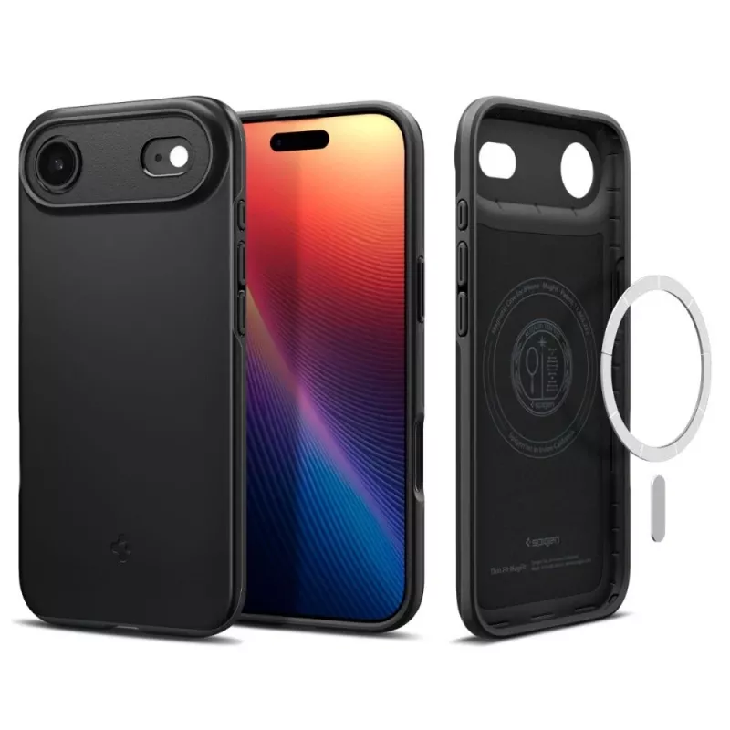 Spigen Thin Fit Mag Magsafe iPhone 17 Air čierna