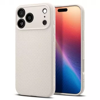 Spigen Liquid Air iPhone 17 Pro puzdro Natural Titanium