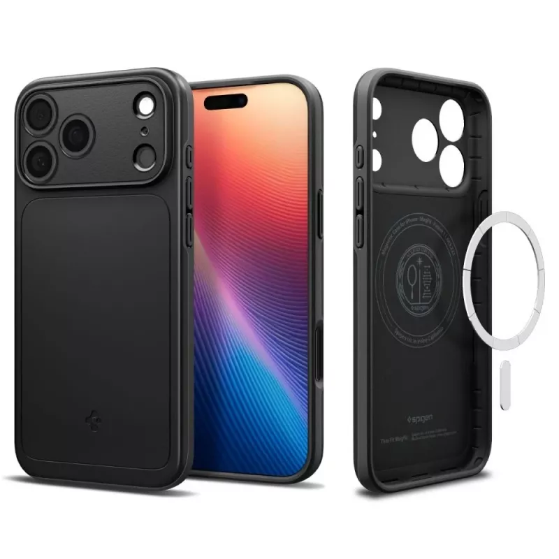 Spigen Thin Fit Mag Magsafe iPhone 17 Pro čierna