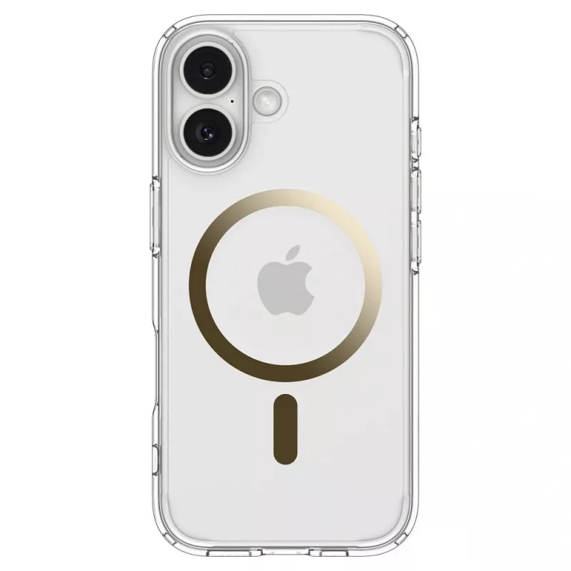 Spigen Ultra Hybrid Mag Magsafe iPhone 17 priehľadná/zlatá