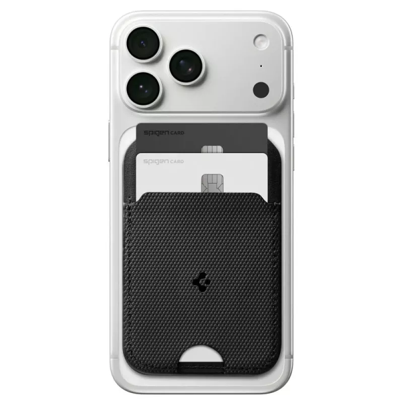 SPIGEN S314-2 Slim Fold Tripod MagSafe univerzálne magnetické puzdro na karty čierne