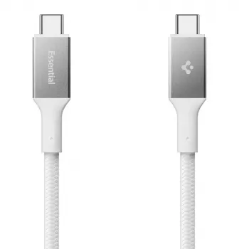 SPIGEN EB10015CC Essential USB-C na USB-C kábel 100W 150cm biely