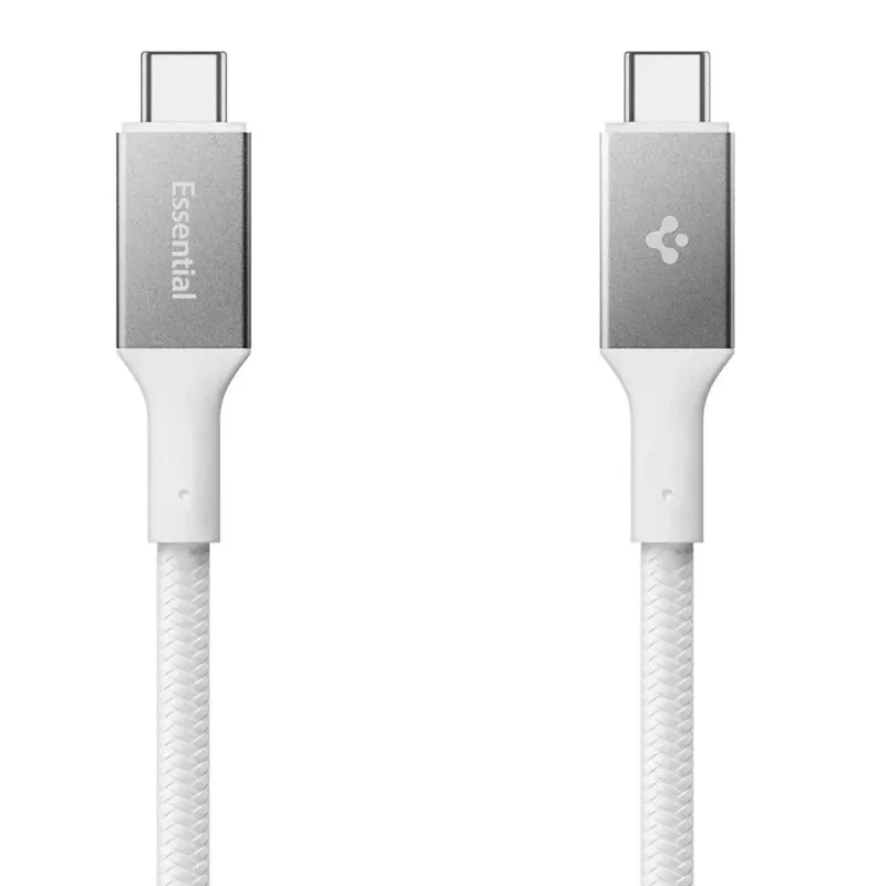 SPIGEN EB10015CC Essential USB-C na USB-C kábel 100W 150cm biely