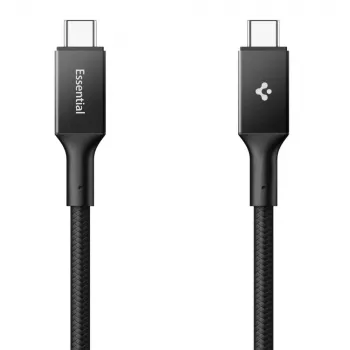 SPIGEN EB10015CC Essential USB-C na USB-C kábel 100W 150cm čierny