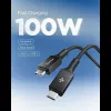 SPIGEN EB10015CC Essential USB-C na USB-C kábel 100W 150cm čierny