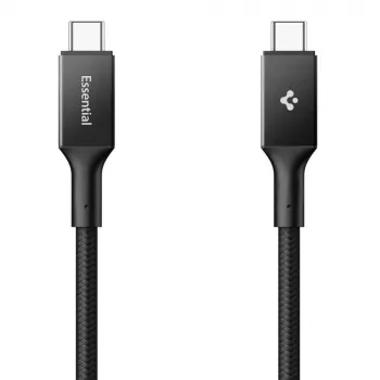 SPIGEN EB24015CC Essential USB-C na USB-C kábel 240W 150cm čierny