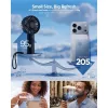 SPIGEN A905 Mini prenosný ručný ventilátor čierny