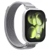 Spigen WBM4 oceľový remienok pre Apple Watch 8/9/10/11/SE (40/41/42mm) strieborný