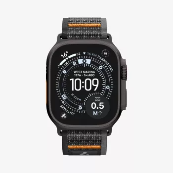 Spigen Athlex Air 2 remienok na Apple Watch 44/45/46/49 mm Active Black/Orange