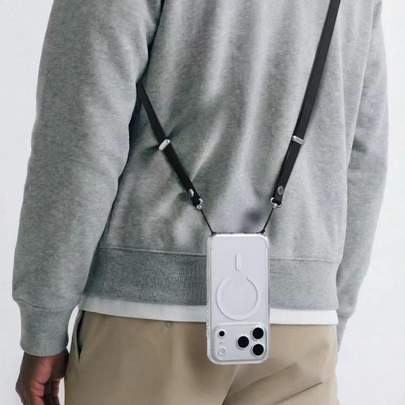 Spigen DA30L šnúrka na kríž cez telo čierna