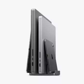 SPIGEN LD208S4 vertikálny stojan na notebook Space Grey