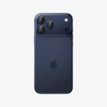 Spigen Optik Pro XL GLAS.TR EZ FIT ochrana kamery pre Apple iPhone 17 Pro - modrá