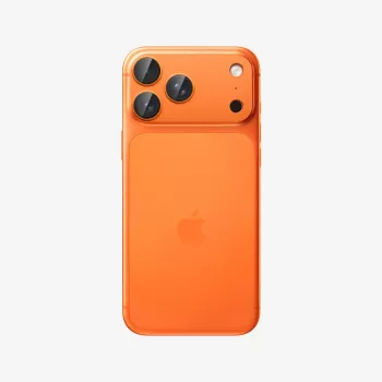 Spigen Optik Pro XL GLAS.TR EZ FIT ochrana kamery pre Apple iPhone 17 Pro Max oranžová