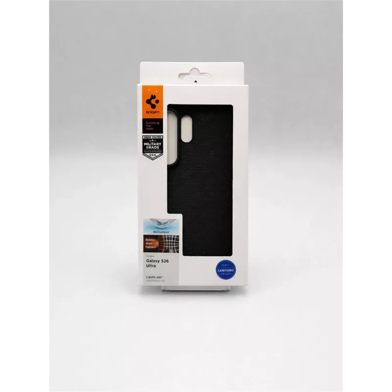 Spigen Liquid Air puzdro pre Samsung Galaxy S26 Ultra - čierne