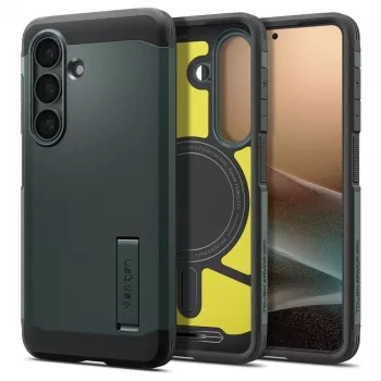 Spigen Tough Armor Mag MagSafe Galaxy S26 Abyss Green