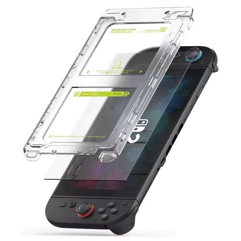 Ringke Easy Slide 2-Pack tvrdené sklo ochranná fólia displeja pre Nintendo Switch 2 Clear