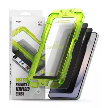 Ringke Easy Slide balenie 2 ks Privacy tvrdené sklo ochranná fólia displeja pre Samsung Galaxy S26