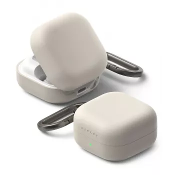 Ringke Silicone puzdro pre Samsung Galaxy Buds 4 / 4 Pro - Stone