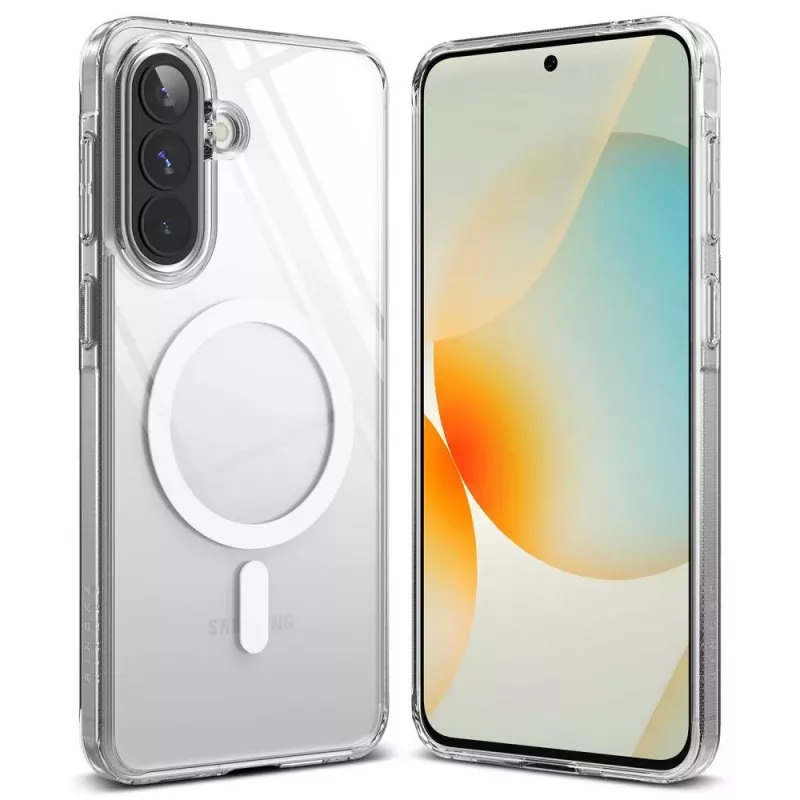 Ringke Fusion Magnetic MagSafe Puzdro pre Samsung Galaxy A57 5G, priehľadné